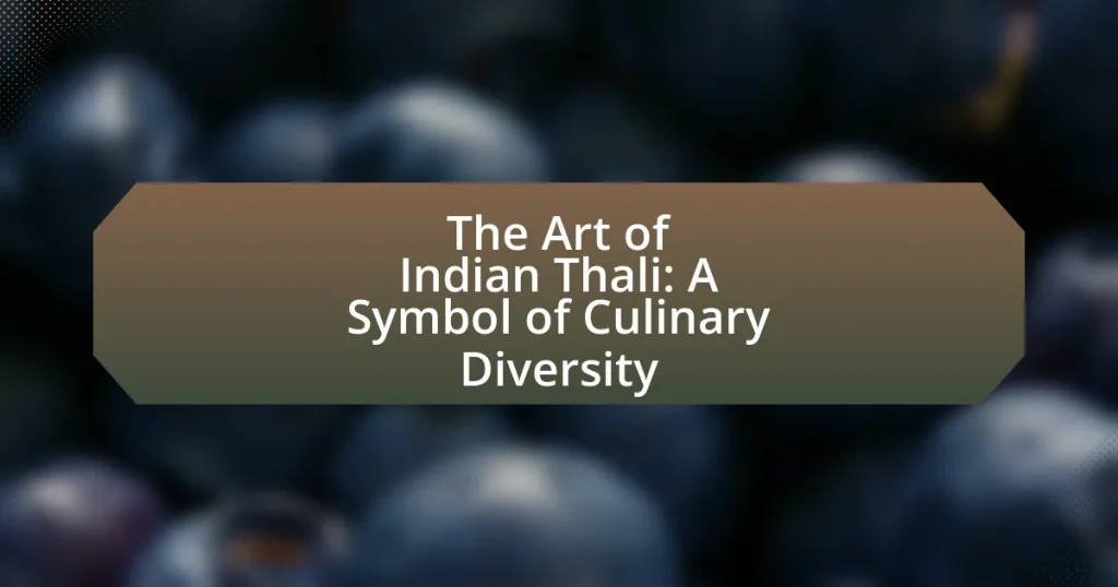 The Art of Indian Thali: A Symbol of Culinary Diversity