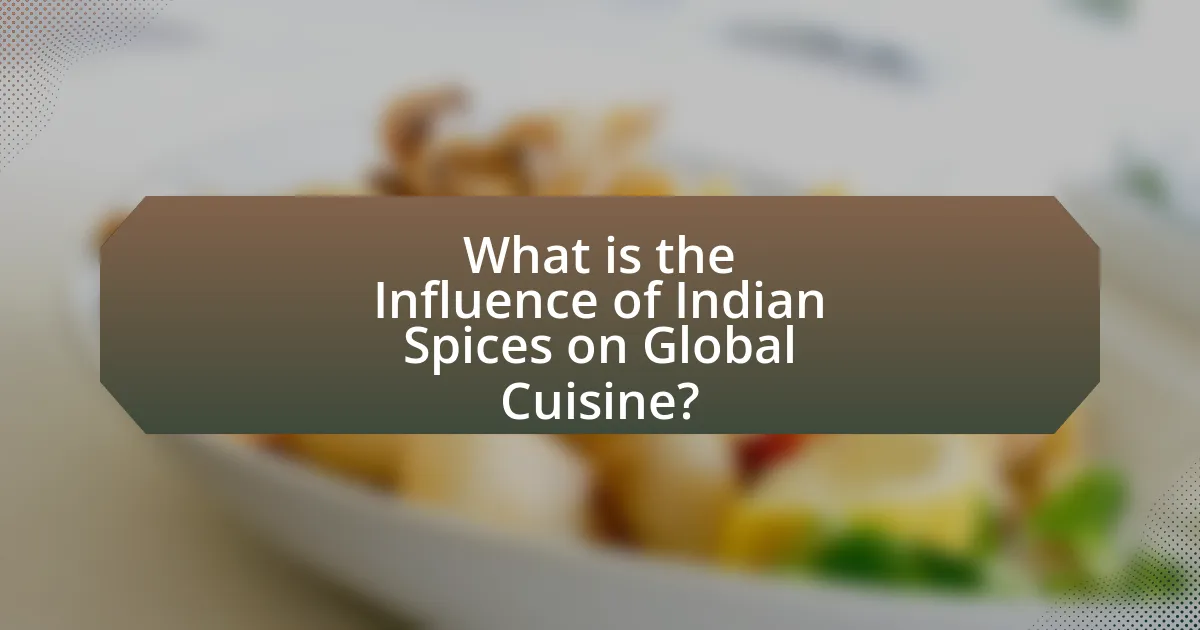 What is the Influence of Indian Spices on Global Cuisine?